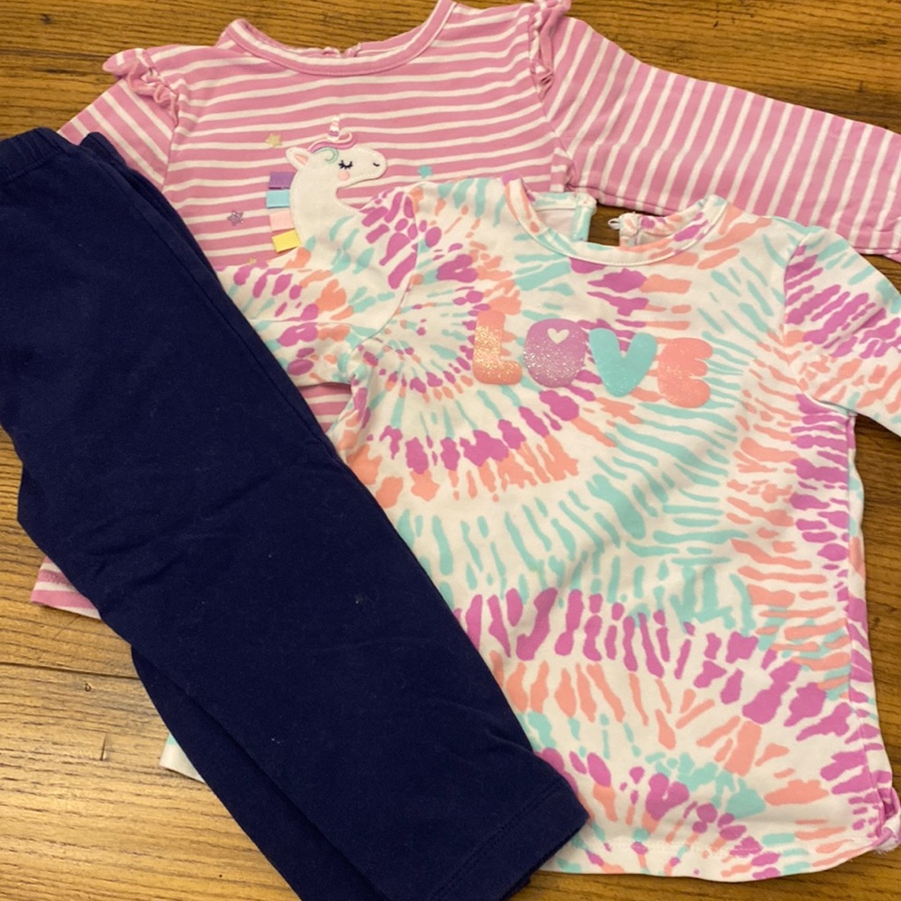 Set of 3 for toddler 2 shirts and pants